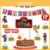 Roblox Theme Game Party Supplies Kids Birthday Banners Cake Toppers Decorations