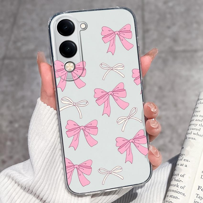 Fashion Casing For Vivo Y04 Y02 Y02a Y02s Y400 Pro X200 Ultra X200s Phone Case Lovely Cat Panda Shell Transparent TPU Soft Silicone Shockproof Housing