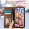 For iPhone 16e Case RFID Blocking Wallet Stand Rhombus Leather Phone Cover with Wrist Strap