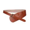 European and American Catwalk Show Fashionable Wide Waist Belt for Women with Oblique Versatile Decorative Belt