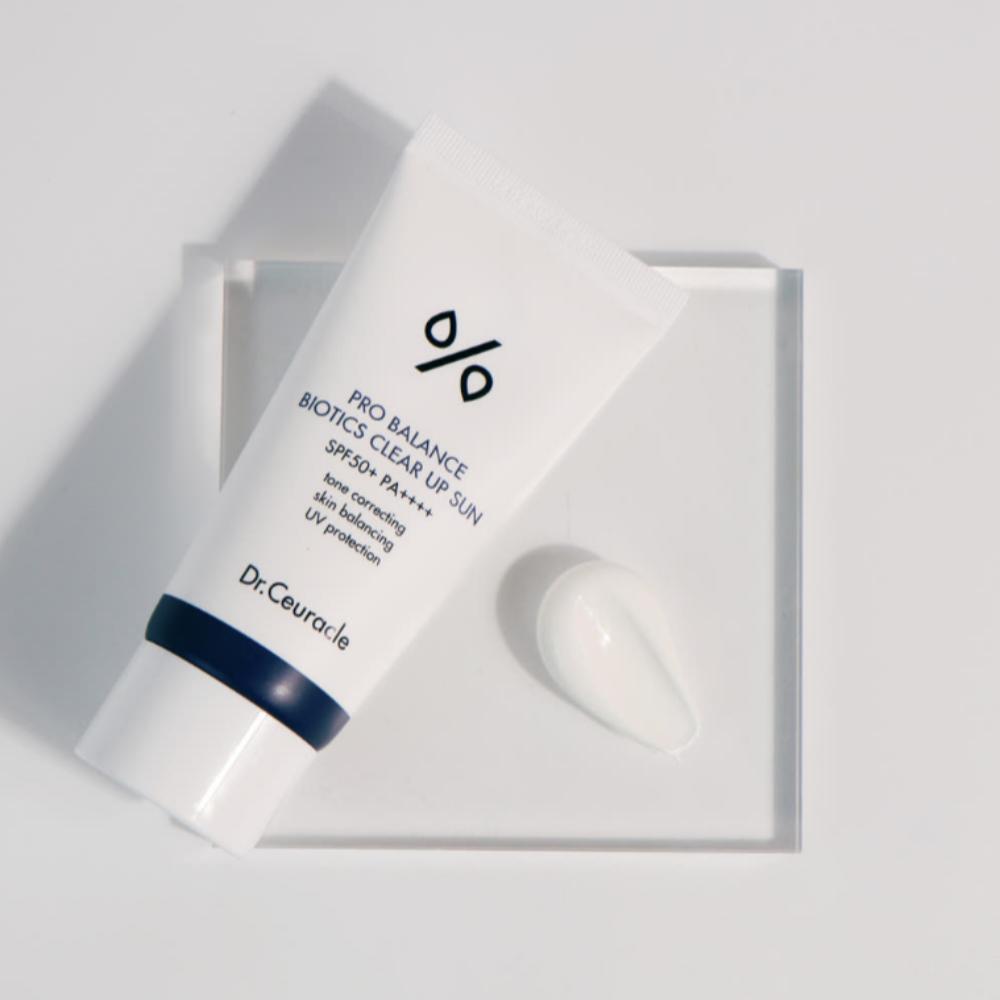 Dr. Ceuracle Pro Balance Biotics Clear Up Sun 50ml – Non-Nano Hybrid Sunscreen