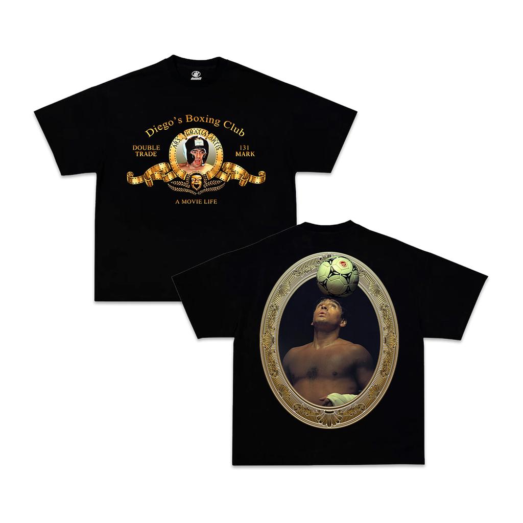 Maradona Big Face Print Men T-shirts Oversized Y2k Casual Cotton Street Hip Hop Short Sleeve Male Top Breathable Comfort Clothes
