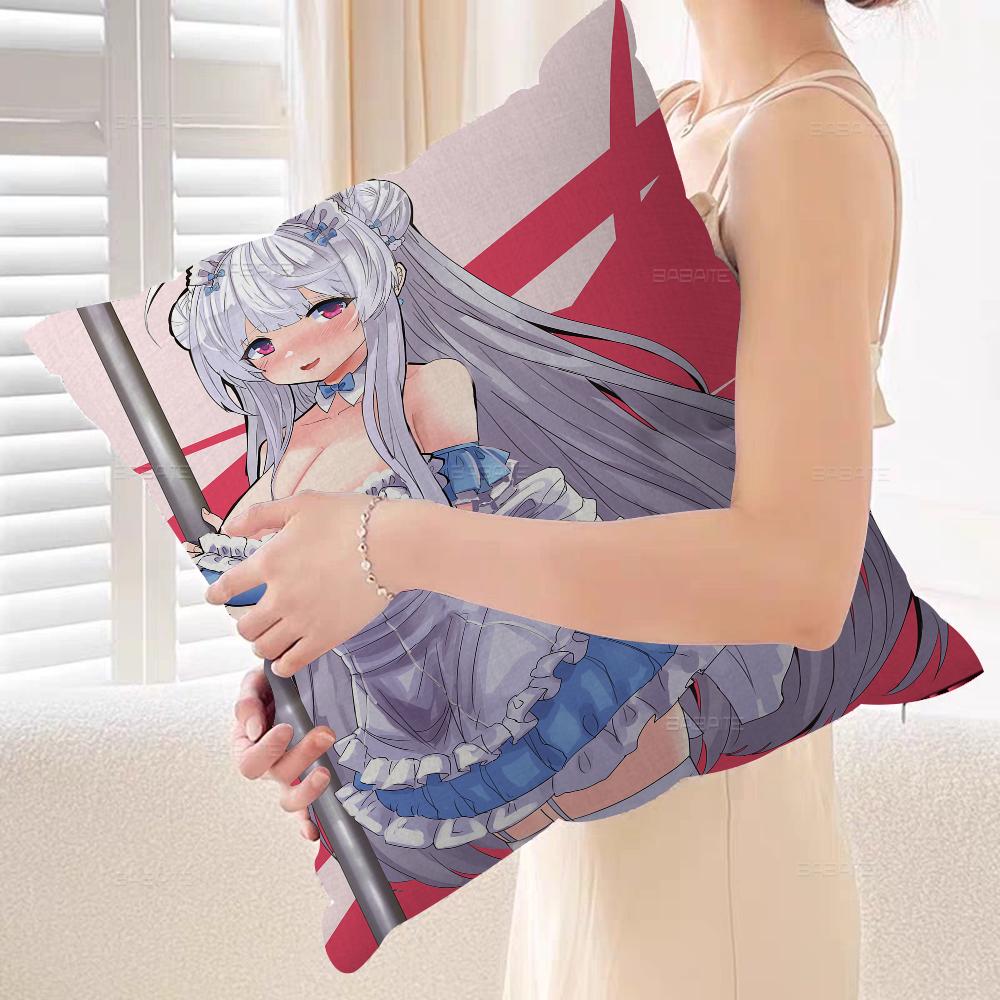Anime Azur Lane Girl Pillow Anime Pillow Sofa Bed Head Pillow Cover Cushion Cover 45x45 Cm Fashion