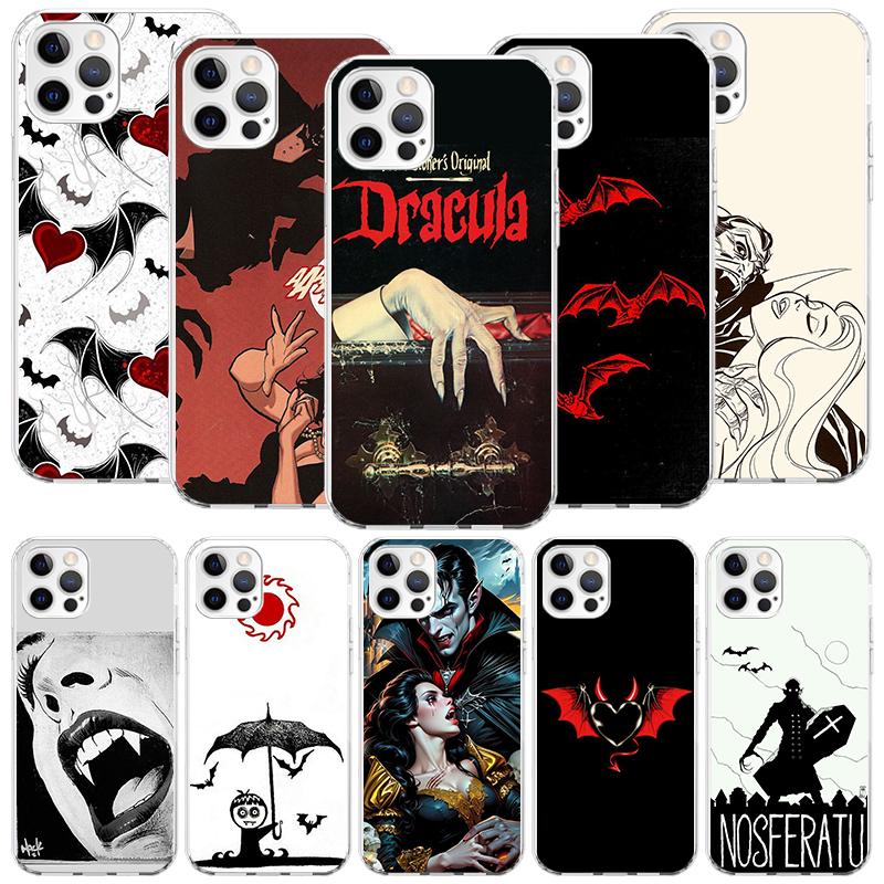 Gothic Vampire Scarlet Art Phone Case for Apple iPhone 17 Air 16 15 Plus 14 + 13 Mini 12 11 Pro Max 7 8 SE 16Max Soft Shell Cove
