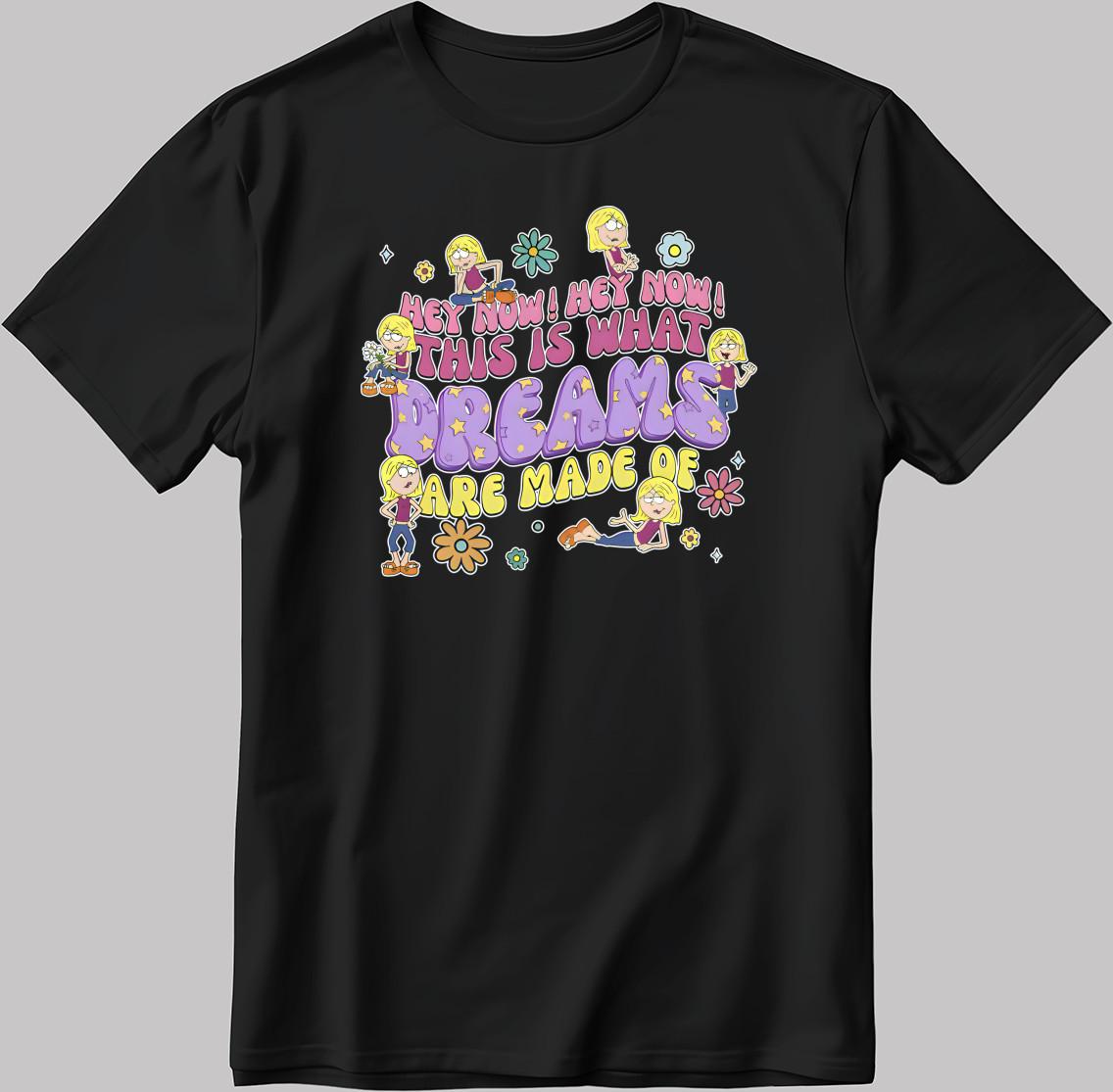 Disney Lizzie McGuire Hey now White-Black Men / Women T-Shirt AB253 S