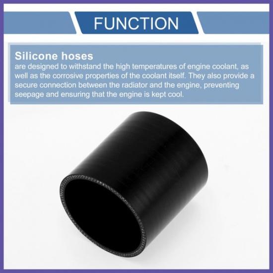 1Pcs 65mm 256" ID 76mm 299" Length 0 Degrees Car Silicone Hose