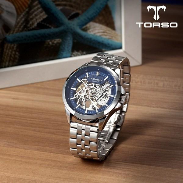 TORSO T602M-SLS Griffes Skeleton Automatic Diamond Watch Metal Men's Watch