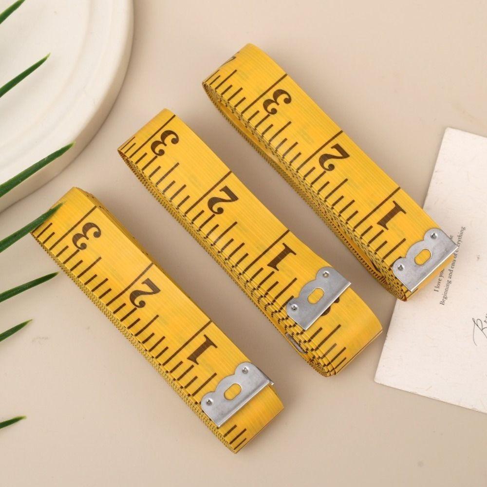 PVC Body Measuring Ruler 2x300cm Flat Ruler Portable Clothes Tailor Ruler