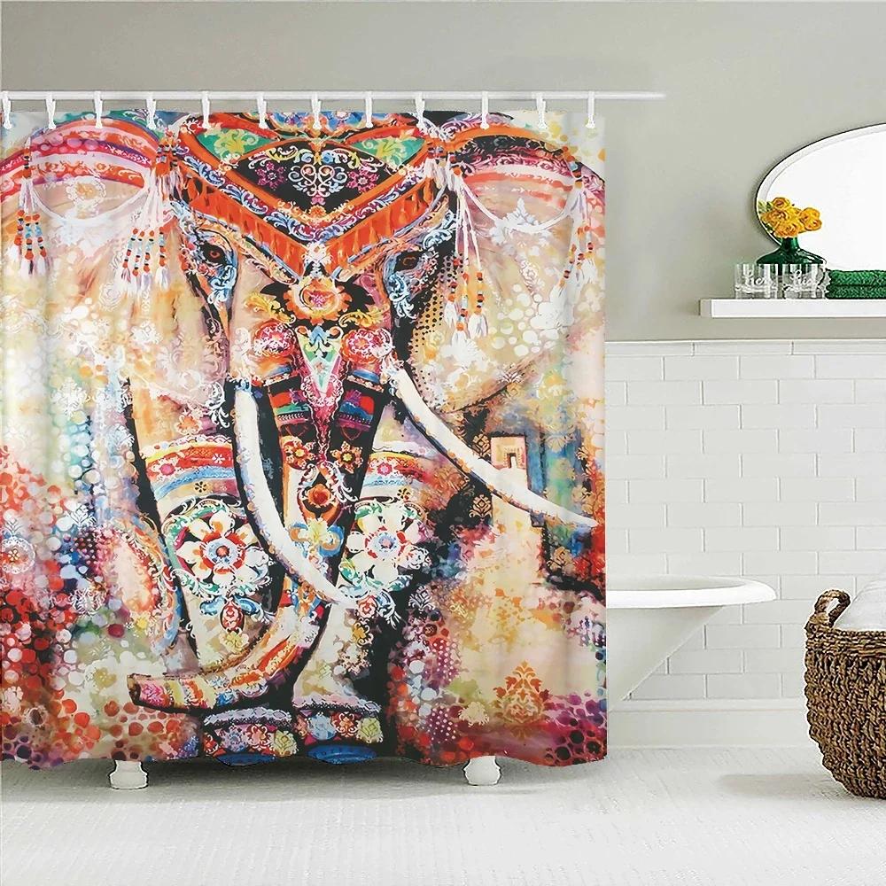 Cat  curtains bathroom  curtain Cute 3D fabric curtain with hooks funny waterproof shower curtain or Mat