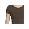 Nike Slim Fit Quick-Dry Short Sleeve T-Shirt Women Tops Baroque-Brown FN2805-237