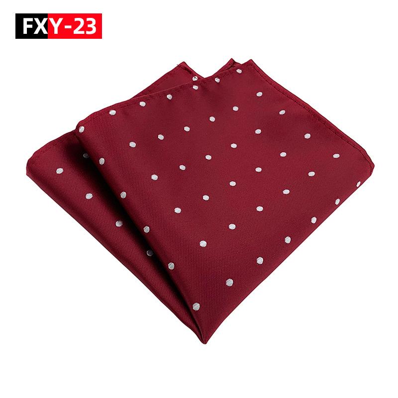 Men's Polka Dot Pocket Square Handkerchief - Stylish Suit Accessory