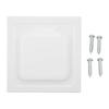 Dual Door Dryer Vent Cover ABS Outdoor Dryer Exhaust Vent Cover with 4 Screws for 4 Inch Pipes and