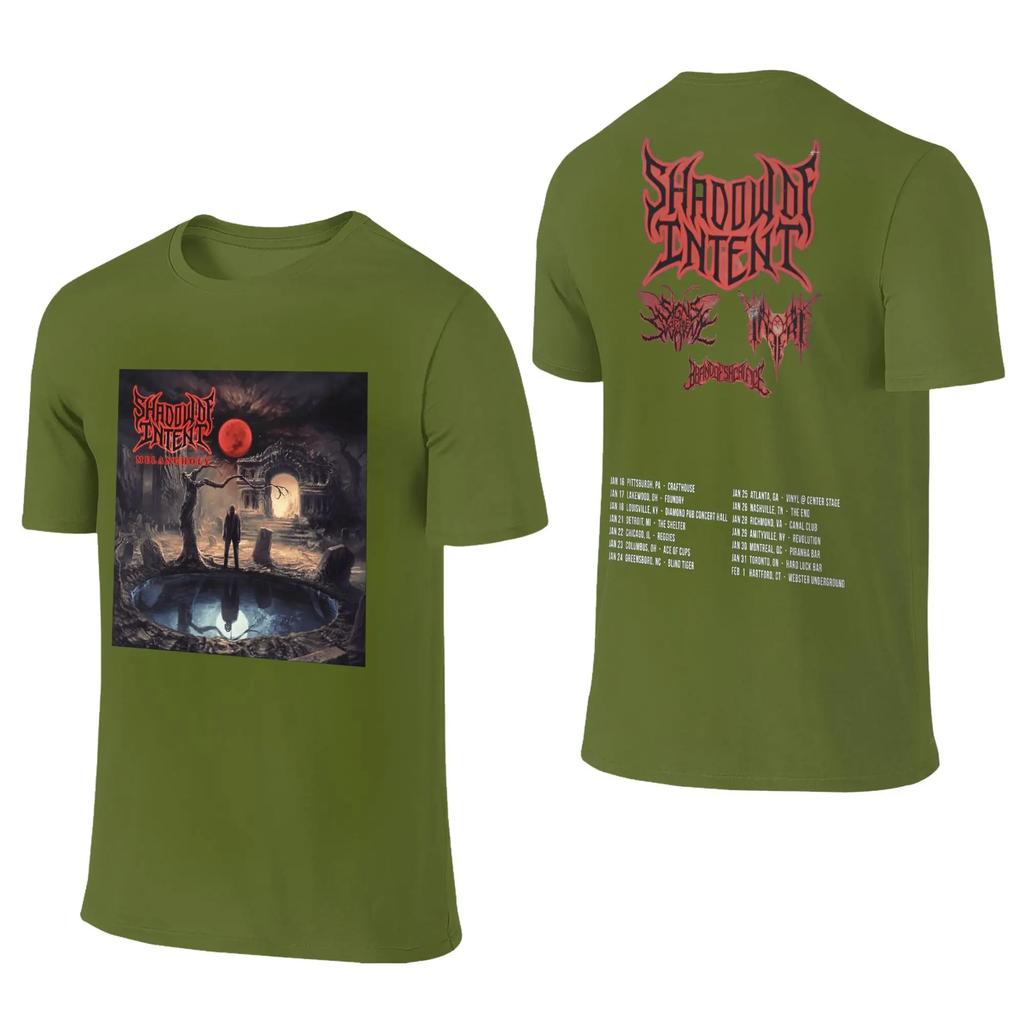 Shadow Of Intent T Shirts Unisex 100 Cotton Funny TShirts Crew Neck Tour Tee Shirt Short Sleeve Clothes New Arrival