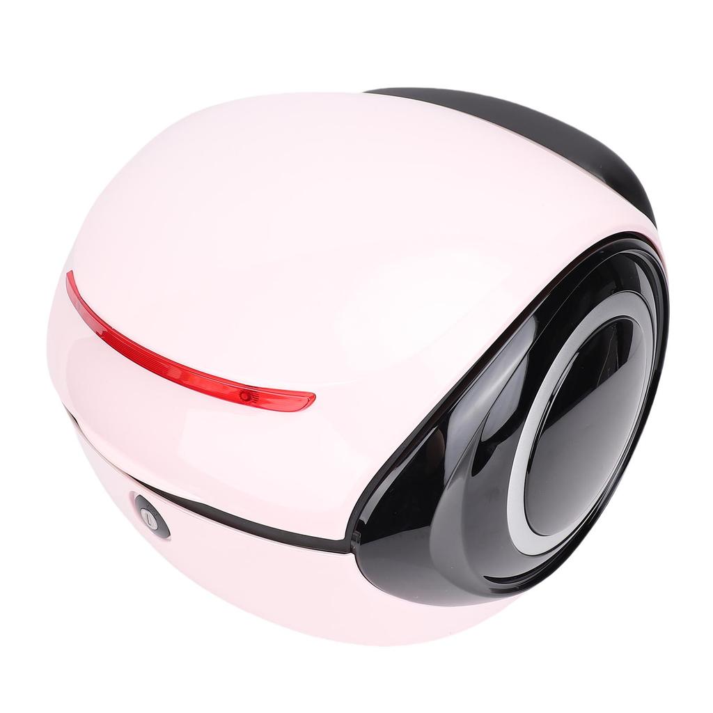 32L Motorcycle Top Case ABS Sporty Style Waterproofing Portable Trunk Top Box for Motorcycles with Rear Luggage Racks Pink