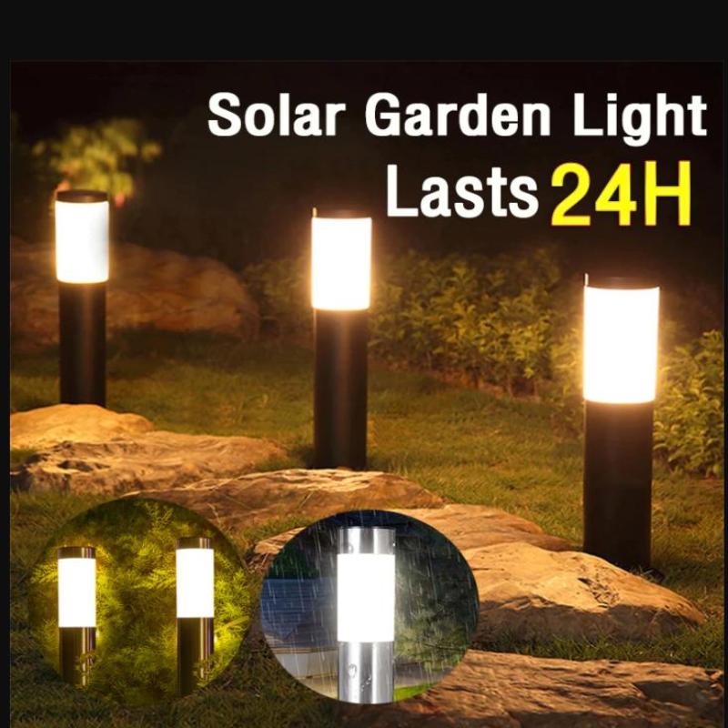 Solar Powered Garden Light Outdoor LED Waterproof for Pathway 1 PC Installation in Minutes