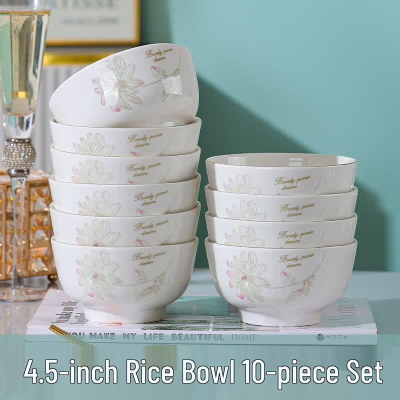 Zhi Shi Spring Bloom Ceramic Dinnerware Set