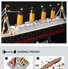 Titanic 3D Jigsaw Puzzle Ship Model - Handmade Gift for Girlfriend