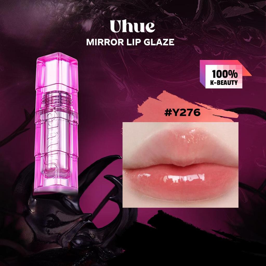 Uhue Mirror Lip Glaze  3ml/0.1 fl.oz (6 Color options)