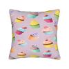 Delightful Cupcake Pillowcases Retro Trendy Pillow Case For Office Car Home Decor Soft Pillow Cover