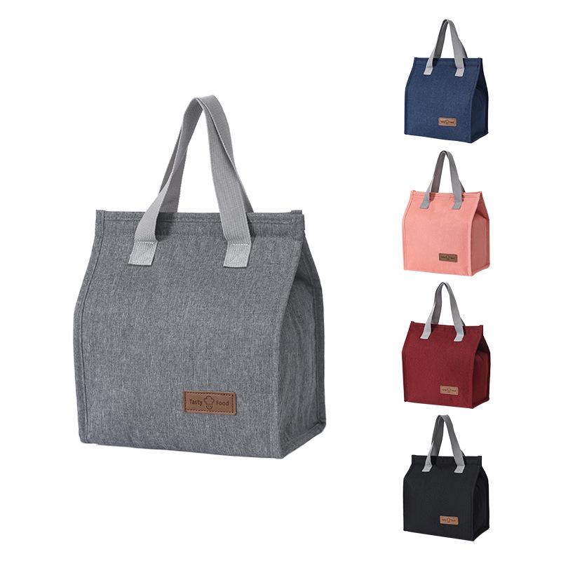Runhui Insulated Oxford Cloth Lunch Bag - Student & Outdoor Bento Handbag