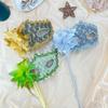 Maskenballmaske Spitze Venedig Maske Handmaske Handgehalten Für Geburtstagsparty Karneval Thema Treffen