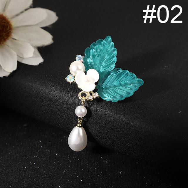 

Броши в виде ракушек и жемчужных цветов для женщин, элегантная хрустальная брошь, булавка, свадебные украшения, высокое качество, корсаж, ювелирные аксессуары