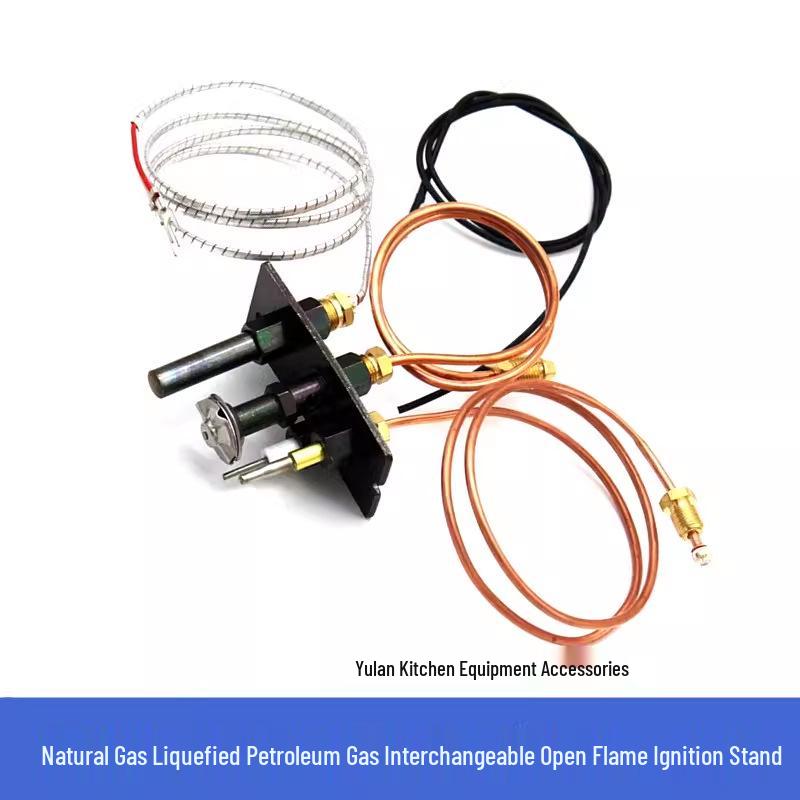 

Interchangeable Pilot Light Assembly with Thermopile and LPG Jet for Natural Gas or LPG Stove Fireplace 91x66 cm