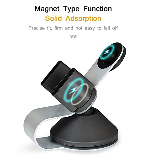 YUET Magnetic Hair Dryer Holder, Shelf Bracket, Stand, Hanger, Straightener Organizer, Blow Dryer Storage Rack with Holes, Supersonic Bathroom Aluminu