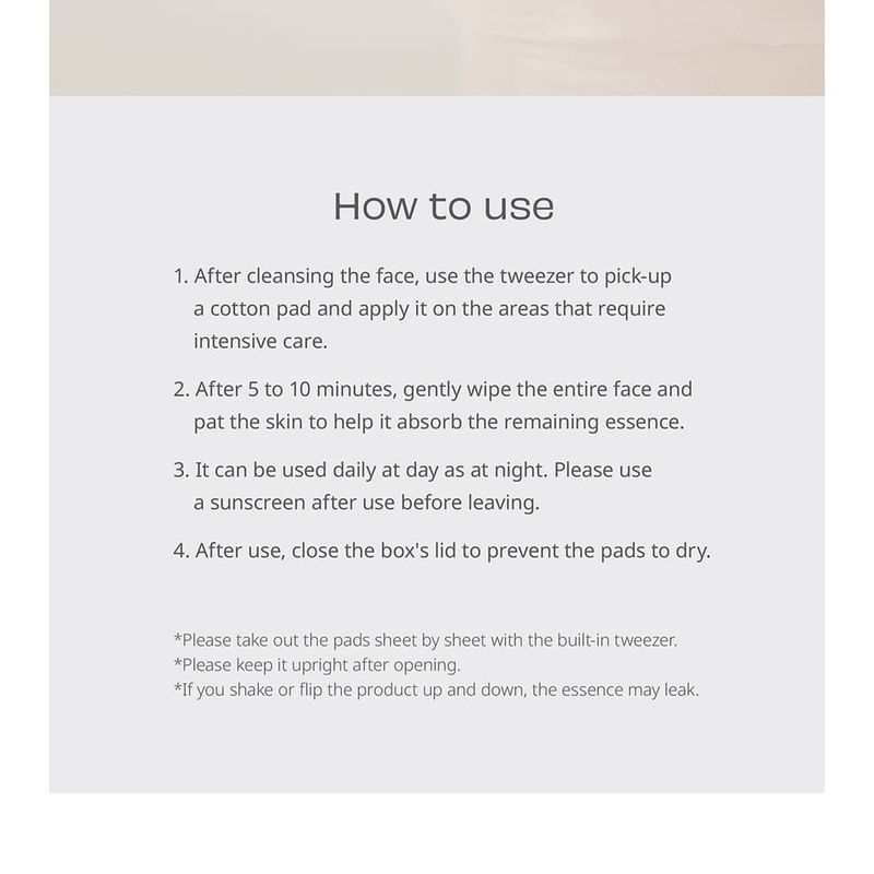 House of Hur - Clearing Skin Prep Essence Pad
