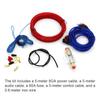 Car Audio Wiring Kit 8 Gauge Power Amplifier Installation Wiring Wire Control Cable for Car Audio Subwoofer Speaker