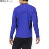Mizuno Dry Aeroflow Long Training Violet XL Men's T-Shirt, 32MA1554, Blue,