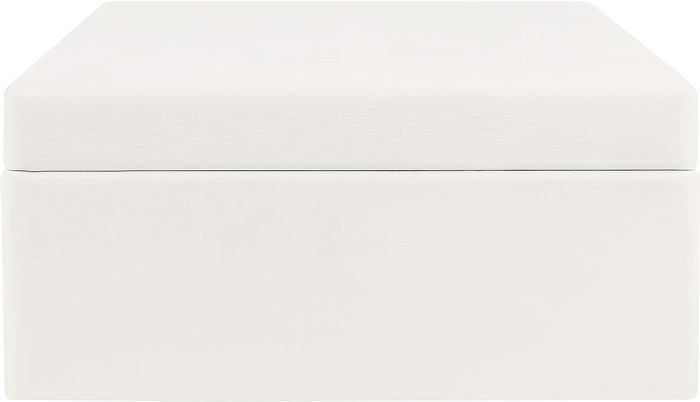 Boîte de Rangement en Bois - CREATIVE DECO - 40 x 30 x 14 cm - Avec Couvercle - Naturel - Mixte