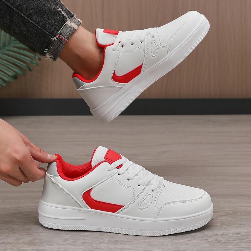 Men's casual sports shoes breathable running shoes lightweight walking outdoor non slip flat shoes  fashion trend design