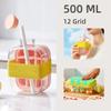 Non-Touch Ice Cube Mold Food Straw Cup Kettle Grade Ice Cube Trays for Drinks Easy Demould Ice Maker Outdoor Fitness Drink