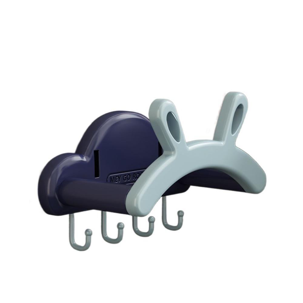 

Настенная полка для раковины без сверления, в форме кроличьих ушек, практичная подставка для раковины, для кухни синий