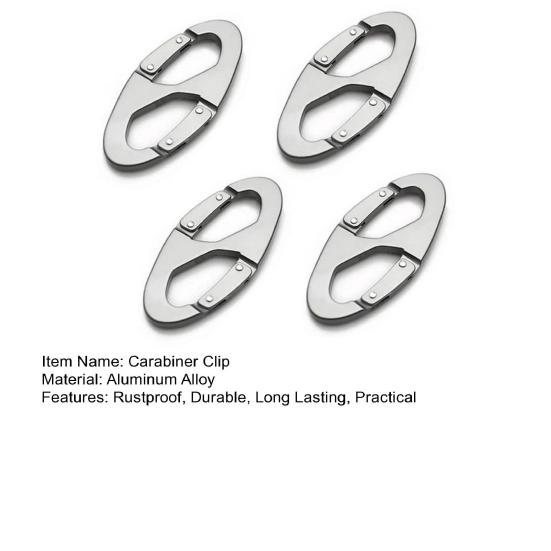 4Pcs Carabiner Clip Key Chain Clip Hook Rustproof Corrosion Resistant Latch Hooks