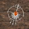 Carnelian 925 Solid Sterling Silver Pendant, Handmade Gemstone Pendant Jewelry, Gifts For Wife Brand New Pendant