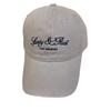 Fashion Hat Autumn and Winter Letter Embroidery Soft Top Baseball Hat Men's and Women's Korean Version Washed Cotton Soft Top Face Small Cap