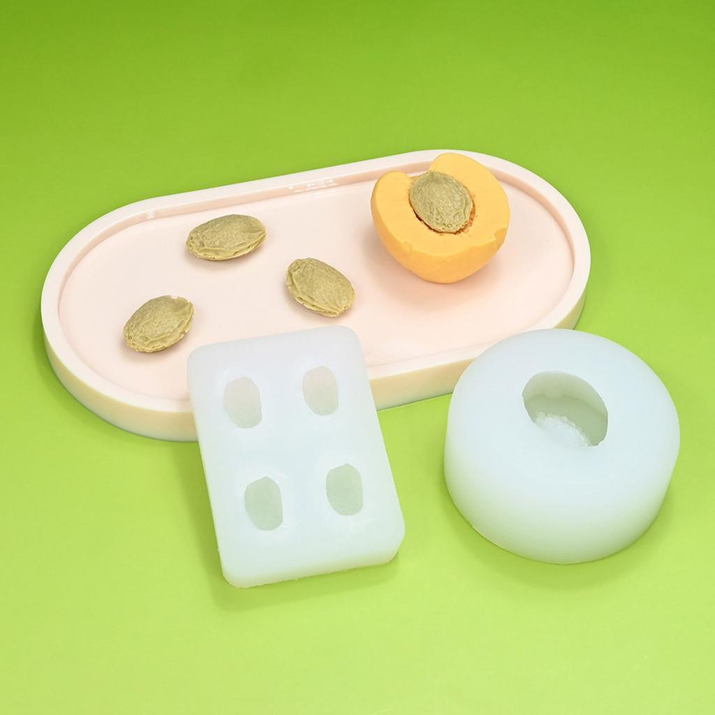 Food Grade Silicone 3D Apricot Mold for Creating Fondant Cake Chocolate Baking Mould for Parties and Celebration