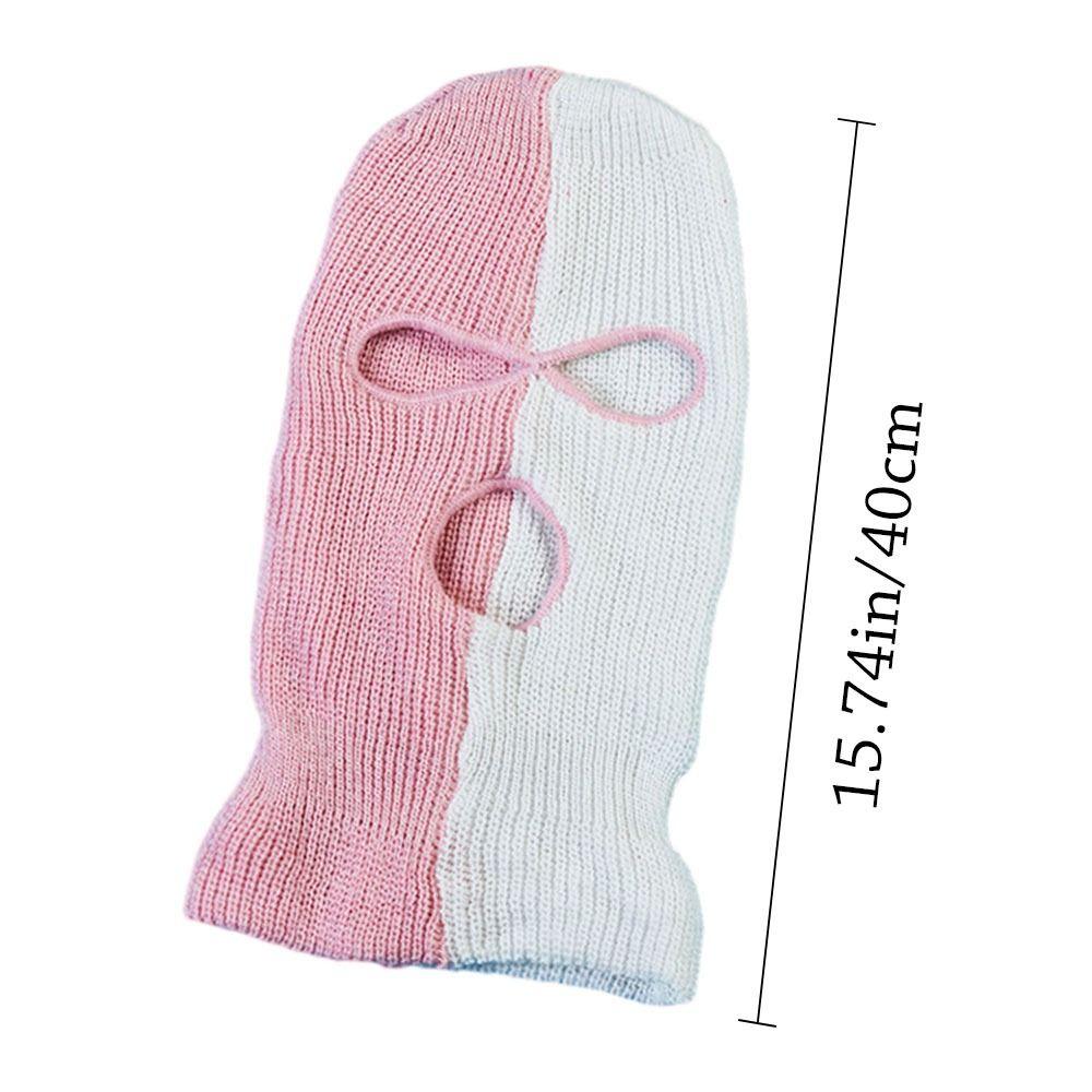 3 Hole Balaclava Warm Motorcycle Helmet Winter Ski Mask Unisex