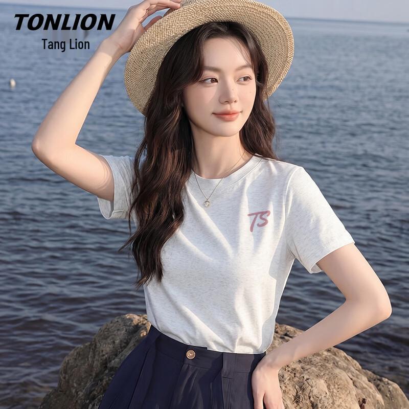 TonLion Women s Slim Fit Short Sleeve T-Shirt M