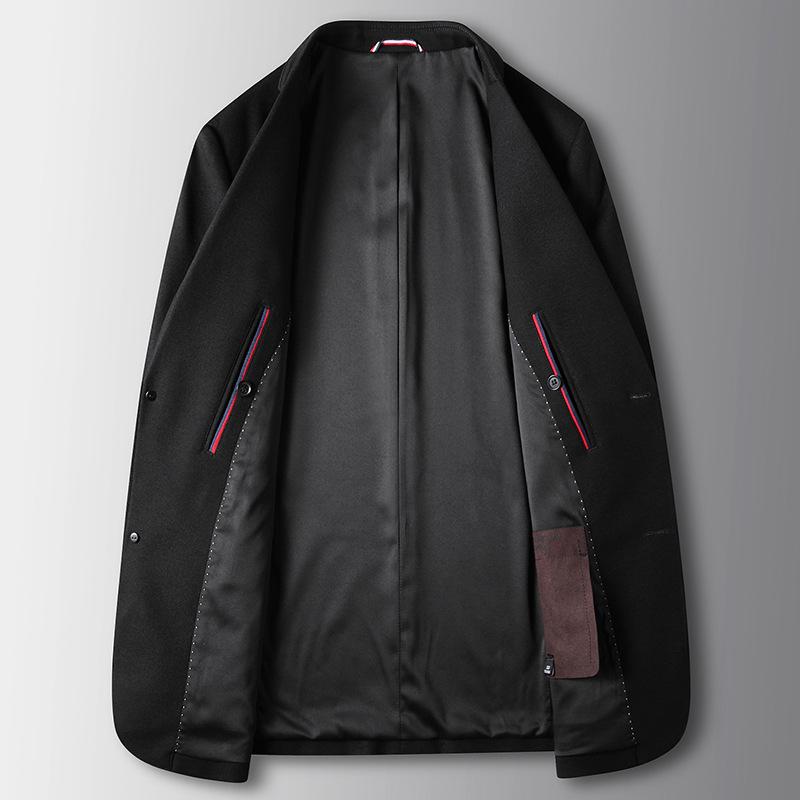 Spring and Autumn Light Luxury Business Single West Middle-aged and Young Solid Color Single-breasted Trendy Suit Jacket