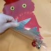 Bird Repellent Owl Reflector Double-sided Bird Scare Reflective Owl with Bells Outdoor Garden Yard Farm Hanging Bird Deterrent Device Decoration