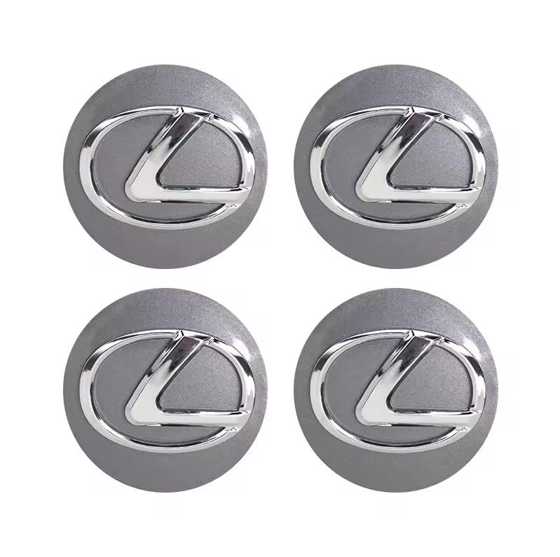 

4pcs 62mm Wheel Hub Center Caps For Lexus Badge Cover Hubcaps for NX200T ES200 ES350 IS300 RX240 GS450h LS500h Car Accessories