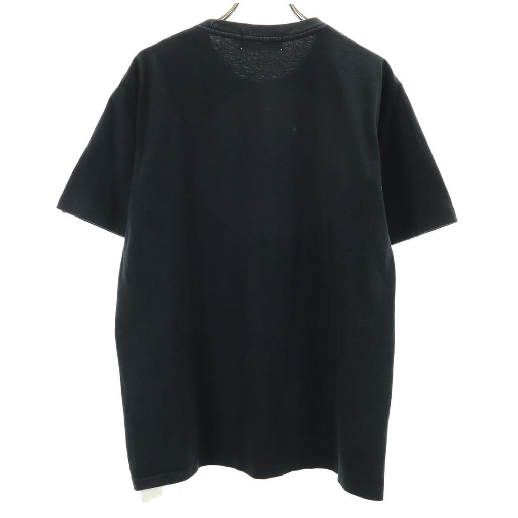 A BATHING APE shark print Short sleeve T-shirt M black 10th anniversary Men's Used