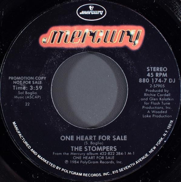 

7inch Record STOMPERS - One Heart For Sale 8801747 Mercury 1984 US Rock Used