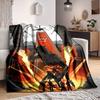 1PC Rammstein Blanket, Throw For Sofa, Bed, Travel, Camping, Livingroom,