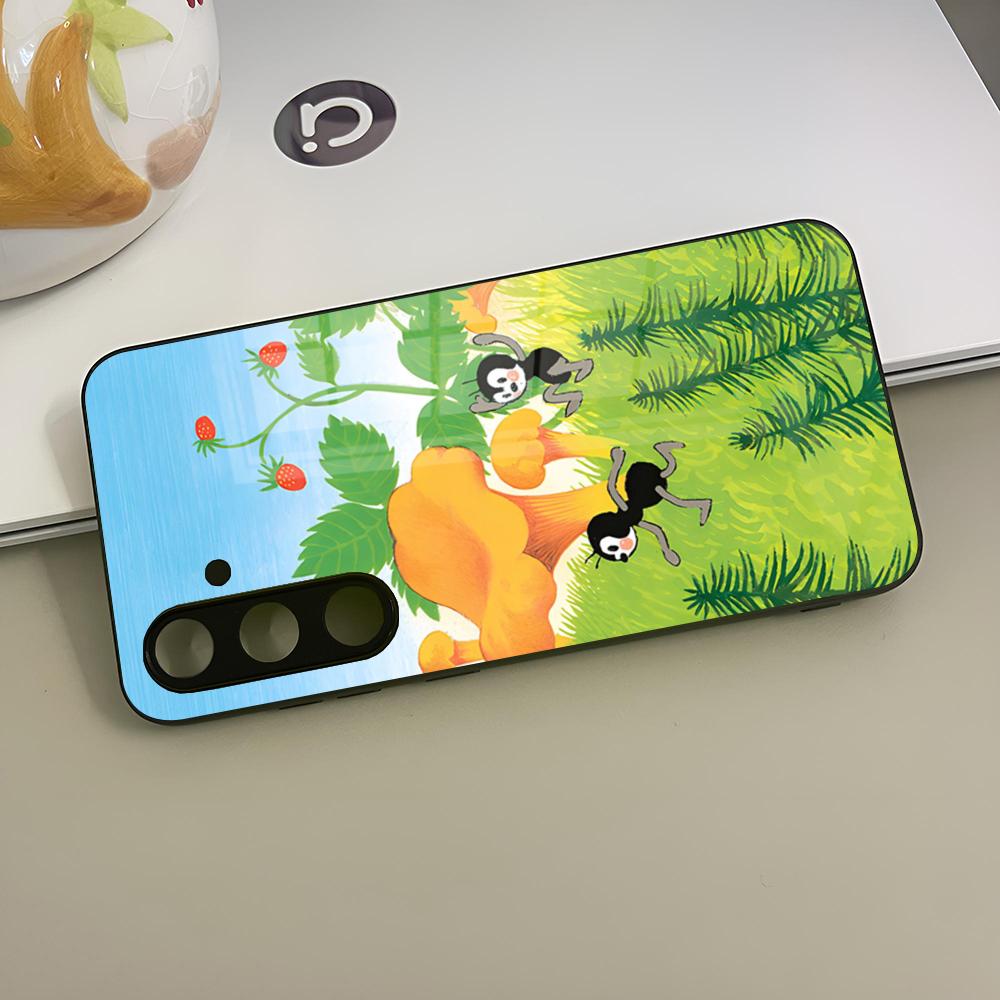 Cartoon Classic Krtek A Kalhotky Phone Case Glass For Samsung Galaxy S23 S25 S24 S21 S22 S20 Ultra Fe Plus Edge Cover