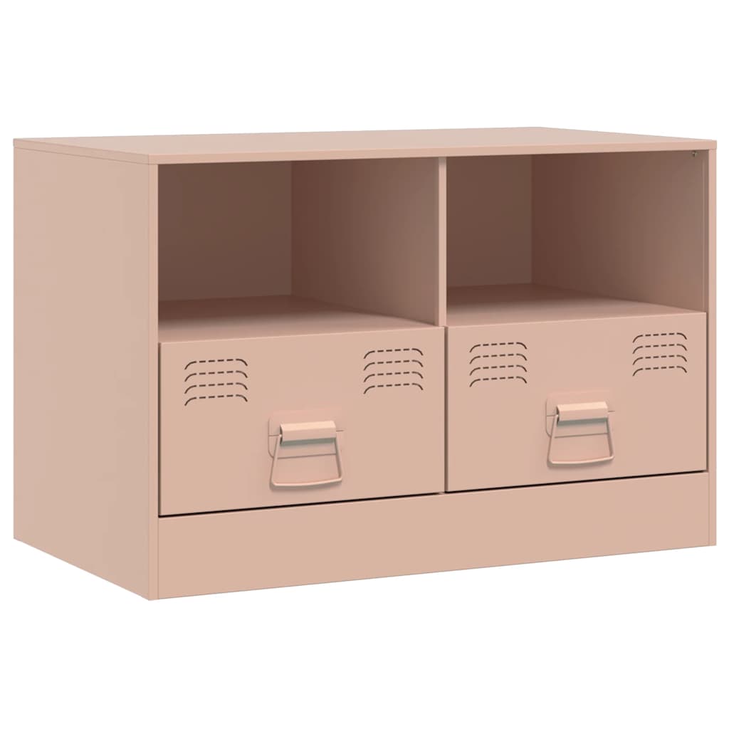 TV Cabinets 2 pcs Pink 67 x 39 x 44 cm Steel