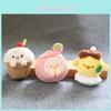 Cute Peach Yellow Chick Plush Accessory For Backpacks And Keys Ultra Soft Plush